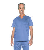 Landau Proflex 2 Pocket Scrub Top For Men 4259
