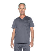 Landau Proflex 2 Pocket Scrub Top For Men 4259