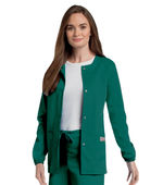 Landau Scrub Zone 3 Pocket Scrub Jacket For Women 75221