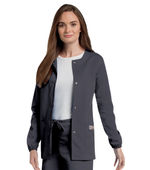 Landau Scrub Zone 3 Pocket Scrub Jacket For Women 75221