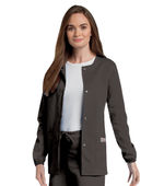 Landau Scrub Zone 3 Pocket Scrub Jacket For Women 75221