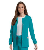 Landau Scrub Zone 3 Pocket Scrub Jacket For Women 75221