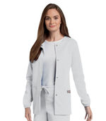Landau Scrub Zone 3 Pocket Scrub Jacket For Women 75221