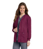 Landau Essentials 4 Pocket Scrub Jacket For Women 7525