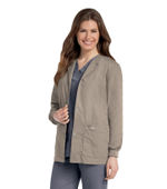 Landau Essentials 4 Pocket Scrub Jacket For Women 7525