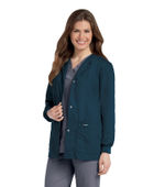 Landau Essentials 4 Pocket Scrub Jacket For Women 7525