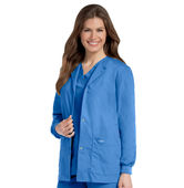 Landau Essentials 4 Pocket Scrub Jacket For Women 7525