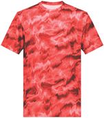 Holloway Adult Cotton-Touch Poly Cloud Tee 222596 SHOCKWAVE SCARLET Primary