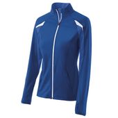Girls Inside Pockets Heather Full Zip Jacket (GL - Black,Graphite,Navy,Royal,Red)