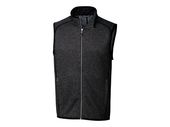 Cutter & Buck Mens Mainsail Sweater-Knit Full Zip Vest BCO00047