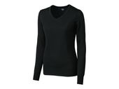 Cutter & Buck Ladies L/S Douglas V-Neck LCS04774