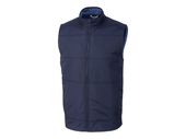 Cutter & Buck Mens Stealth Hybrid Quilted Full Zip Vest MCC00008