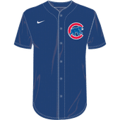 Nike MLB Adult/Youth Dri-Fit Full Button Jersey N140 / NY40 CHICAGO CUBS