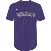 Nike MLB Adult/Youth Dri-Fit Full Button Jersey N140 / NY40 COLORADO ROCKIES
