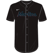 Nike MLB Adult/Youth Dri-Fit Full Button Jersey N140 / NY40 MIAMI MARLINS