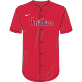 Nike MLB Adult/Youth Dri-Fit Full Button Jersey N140 / NY40 PHILADELPHIA PHILLIES