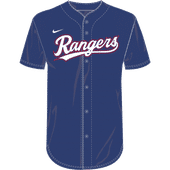 Nike MLB Adult/Youth Dri-Fit Full Button Jersey N140 / NY40 TEXAS RANGERS