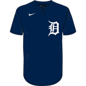 Nike MLB Adult/Youth Dri-Fit 1-Button Pullover Jersey N383 / NY83 DETROIT TIGERS