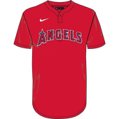 Nike MLB Adult/Youth Dri-Fit 1-Button Pullover Jersey N383 / NY83 LOS ANGELES ANGELS