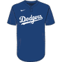 Nike MLB Adult/Youth Dri-Fit 1-Button Pullover Jersey N383 / NY83 LOS ANGELES DODGERS