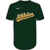Nike MLB Adult/Youth Dri-Fit 1-Button Pullover Jersey N383 / NY83 OAKLAND ATHLETICS