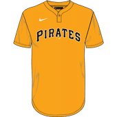 Nike MLB Adult/Youth Dri-Fit 1-Button Pullover Jersey N383 / NY83 PITTSBURGH PIRATES