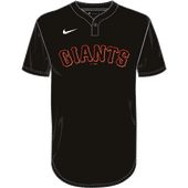 Nike MLB Adult/Youth Dri-Fit 1-Button Pullover Jersey N383 / NY83 SAN FRANCISCO GIANTS