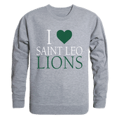 W Republic I Love Crewneck 552 Saint Leo University Fritz 552-374