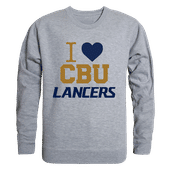 W Republic I Love Crewneck 552 California Baptist Lancers 552-444