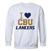 W Republic I Love Crewneck 552 California Baptist Lancers 552-444