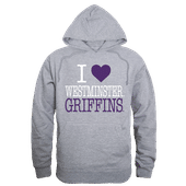 W Republic I Love Hoodie 553 Westminster Griffins 553-421