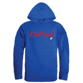 W Republic Script Hoodie Depaul Blue Demons 558-121