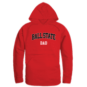 W Republic Dad Hoodie Ball State Cardinals 563-264