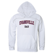 W Republic Dad Hoodie University Of Evansville Purple Aces 563-424