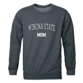 W Republic Mom Crewneck Winona State Warriors 564-408