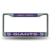 Rico New York Giants Glitter Chrome License Plate Frame Fcgl1401