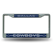 Rico Dallas Cowboys Glitter Chrome License Plate Frame Fcgl1801
