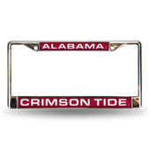 Rico Alabama Crimson Tide Laser Chrome 12 X 6 License Plate Frame Fcl150101