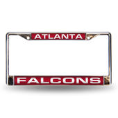 Rico Atlanta Falcons Laser Chrome 12 X 6 License Plate Frame Fcl2001