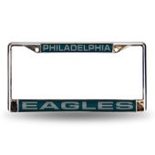 Rico Philadelphia Eagles Laser Chrome 12 X 6 License Plate Frame Fcl2501