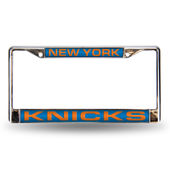 Rico New York Knicks Laser Chrome 12 X 6 License Plate Frame Fcl81001