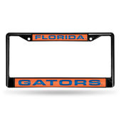Rico Florida Gators Black Laser Chrome 12 X 6 License Plate Frame Fclb100101