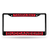 Rico Tampa Bay Buccaneers Black Laser Chrome 12 X 6 License Plate Frame Fclb2101