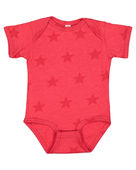 Code Five Infant Five Star Bodysuit 4329 RED STAR Primary