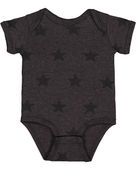 Code Five Infant Five Star Bodysuit 4329 SMOKE STAR Primary