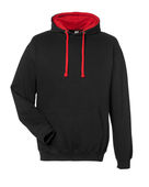 Just Hoods By Awdis Adult 80/20 Midweight Varsity Contrast Hooded Sweatshirt JHA003