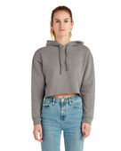 Lane Seven Ladies' Cropped Fleece Hoodie LS12000 STORM Primary