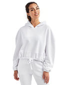 Ladies' Tridri Maria Cropped Oversized Hoodie TD085 WHITE Primary