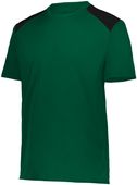 Holloway Youth Momentum Team Tee 223601 DARK GREEN/BLACK Primary