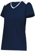 Holloway Ladies Momentum Team Tee 223701 NAVY/WHITE Primary